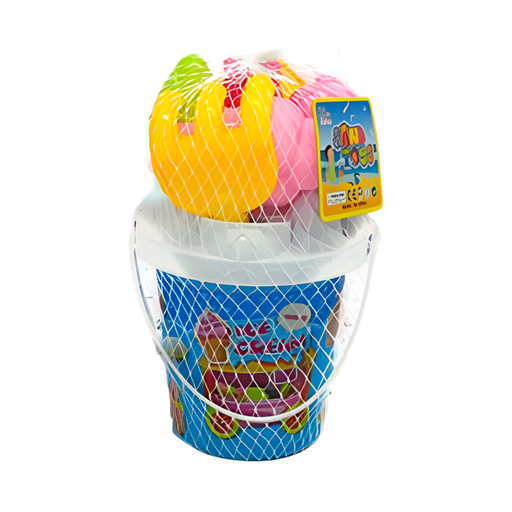 [101248] Juguete Para Playa 8Pc Con Cubeta 819