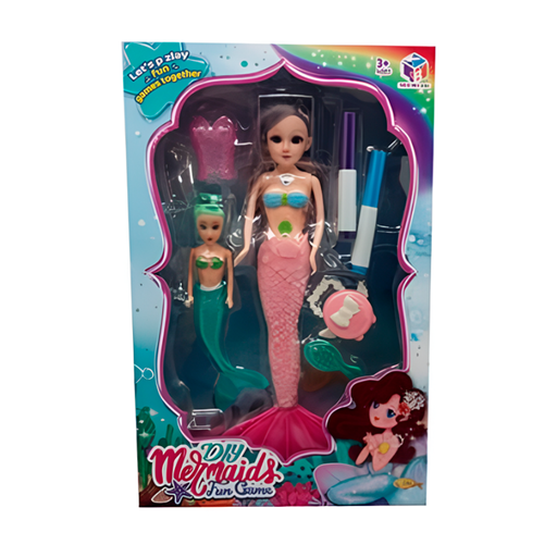 [140578] Juguete De Muñeca Sirena Con Accesorios 076-6