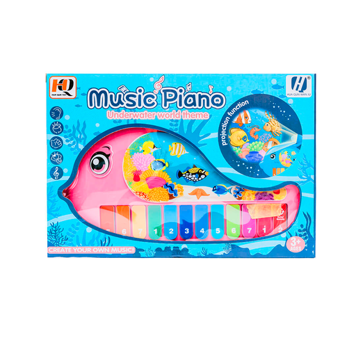 [128518] Juguete De Piano Musical Con Bateria Ja54905