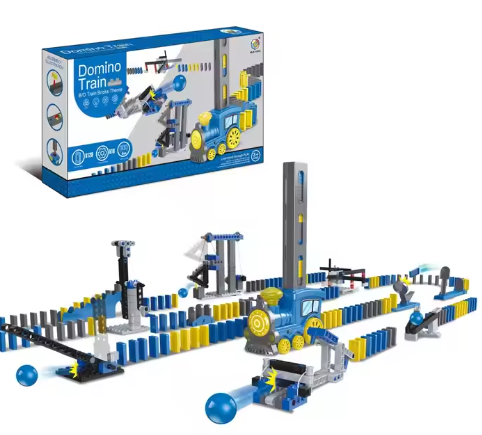 [128509] Juguete De Tren Domino Con Bateria 120Pc Jm18926A