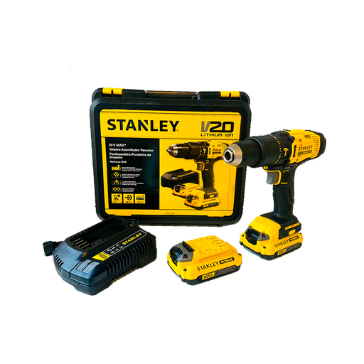[123663] Taladro rotamartillo inalambrico 20v stanley scd711c2k
