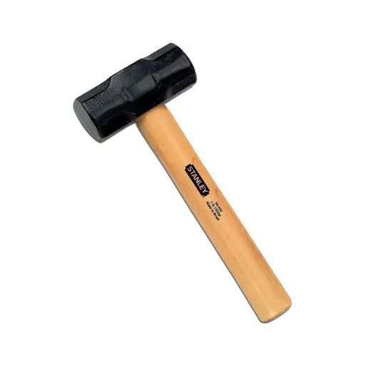 [41887] Almadana 3lb cabeza negro con mango de madera 56400