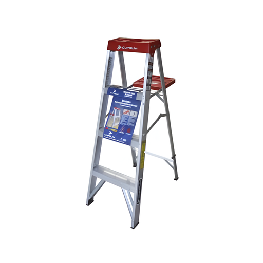 [4483] Escalera de aluminio tipo a 4' cuprum c-2312-04n