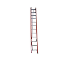 Escalera fibra de vidrio rectangular ajustable 24' con lazo fe3224