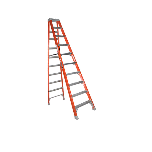 [31952] Escalera fibra de vidrio tipo a 10' fs1510 roja