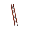 Escalera fibra de vidrio rectangular ajustable 28' con lazo fe3228