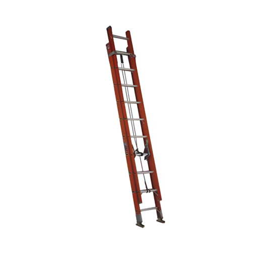 [54707] Escalera fibra de vidrio rectangular ajustable 36' con lazo fe3236