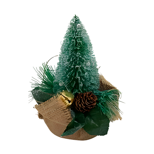 [115457] Adorno de navidad arbol 20cm 2-cs2103-1457 verde