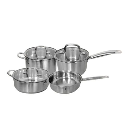 [144147] Juego de olla 7pc acero inoxidable decakila kmtt111m