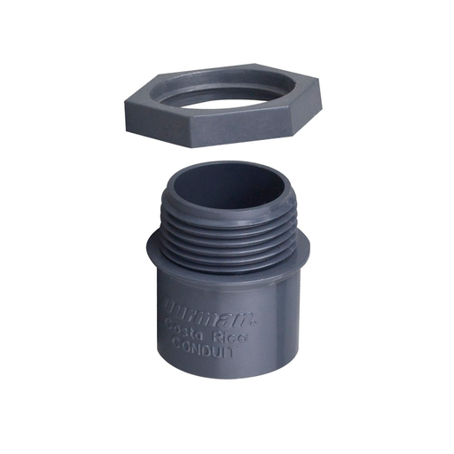 [65035] Conector pvc conduit 3/4" con rosca