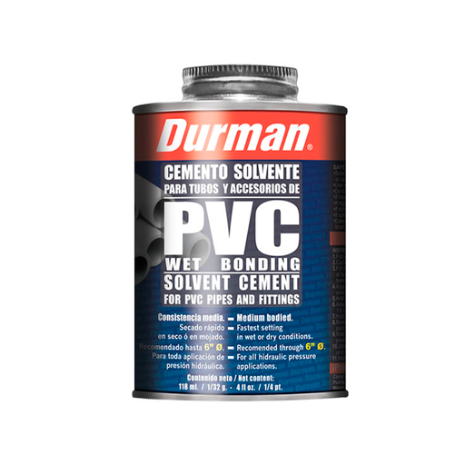 [56563] Pegamento para pvc en mojado lata 1/4-galon 83436