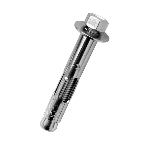[142214] Taco  de metal con perno 1/2x4" strong