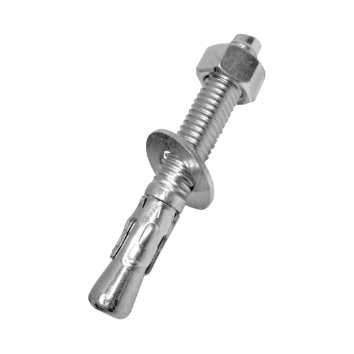 [142217] Taco de metal con perno 1/2x4.1/2" con tuerca strong