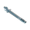 Taco de metal con perno 3/8x5" y con tuerca strong