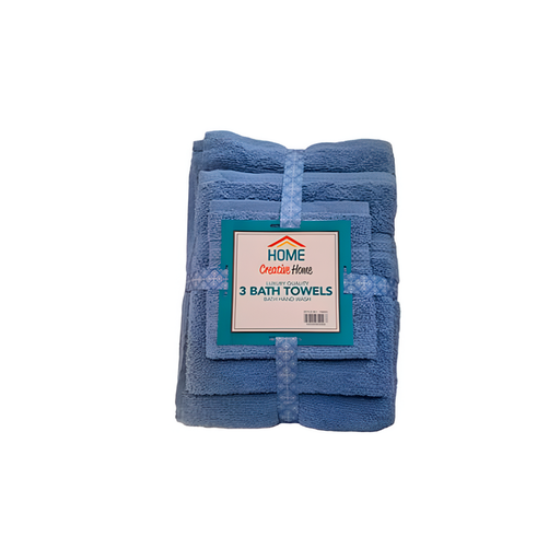[138053] Toalla para baño 3pc azul