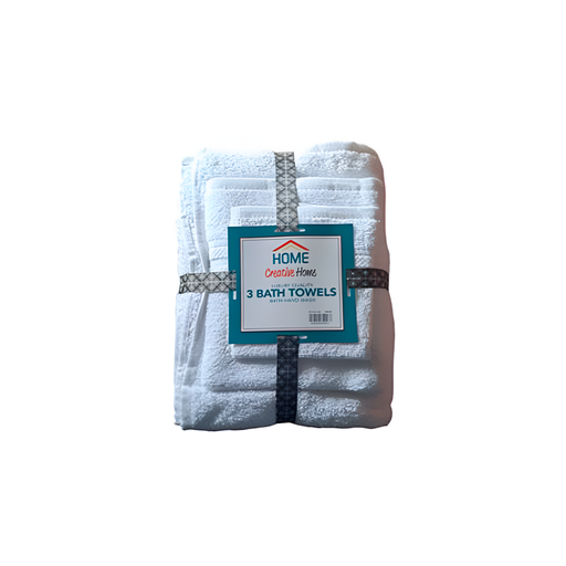 [138050] Toalla para baño 3pc blanco