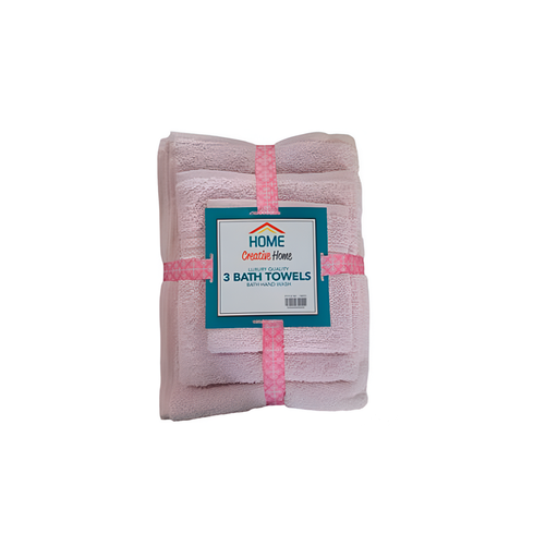 [138051] Toalla para baño 3pc rosado