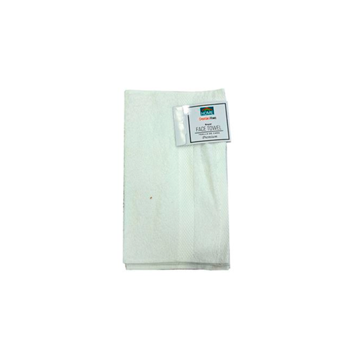 [131047] Toalla para cara algodon 13"x13" blanco