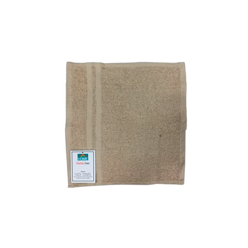 [131826] Toalla para cara rectangular 13"x13" beige
