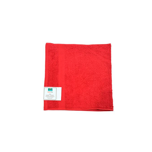 [131058] Toalla para mano algodon 16"x28" rojo