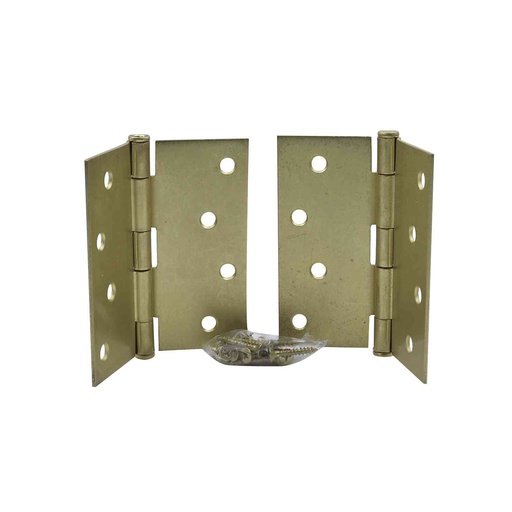 [150] Bisagra china 4"x4" con tornillo 6083-a dorada