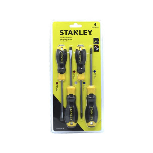 [349] Desarmadores 4 piezas stanley 0-64-388e/60-040