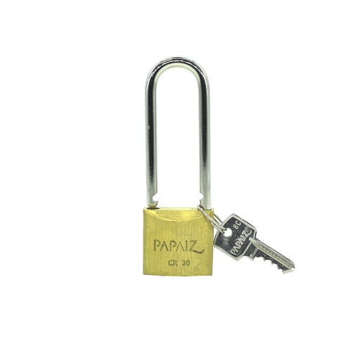 [6073] Candado papaiz 30/50mm grillete largo cr 30