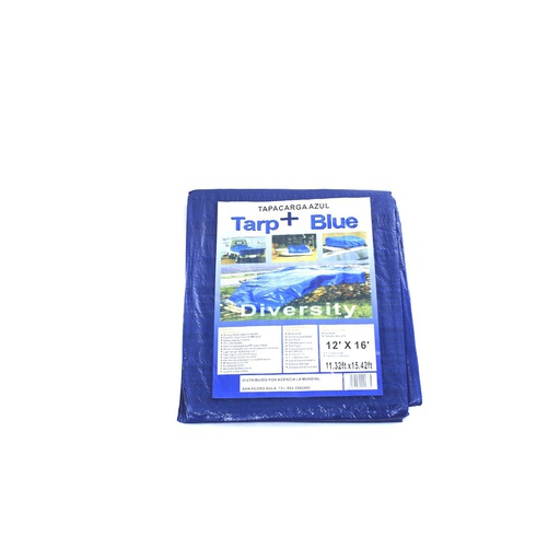 [16048] Tapacarga plastico 12'x16' pet1216 azul