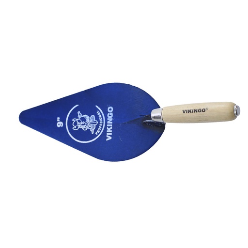 [20625] Cuchara albañil 9" mango madera vikingo 8/jmei-9 az