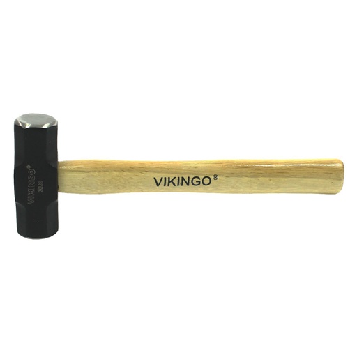 [23454] Almadana 2lb cabeza pulida con mango de madera vikingo