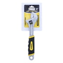 Llave ajustable 12" vikingo 300065n forro amarillo/negro