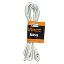 Extensión electrica  20' 13a 2/16g vikingo 8-800805n blanco