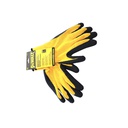 Guante de hule tela "xl" para construcción dewalt dpg70xl