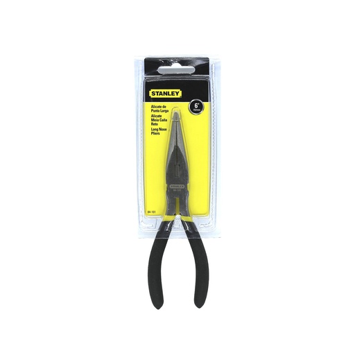 [37229] Tenaza punta 6" stanley 84-101 forro negro