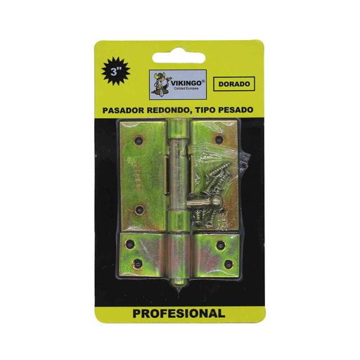 [40679] Pasador porta candado 3" vikingo h-tbw70 dorado