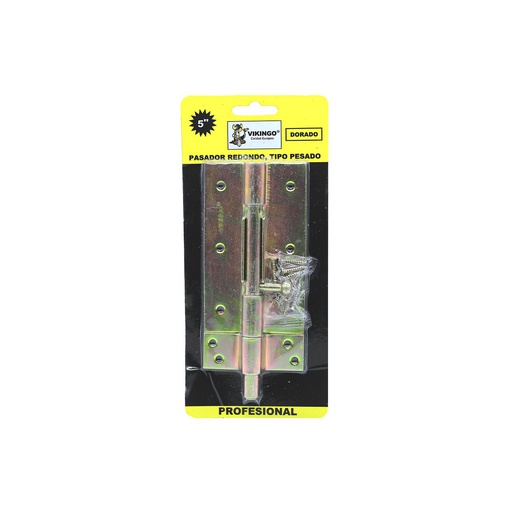 [40681] Pasador porta candado 5" vikingo tw125z dorado