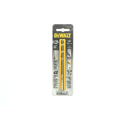 [42281] Broca hierro 1/4" cobalto dewalt dw1216