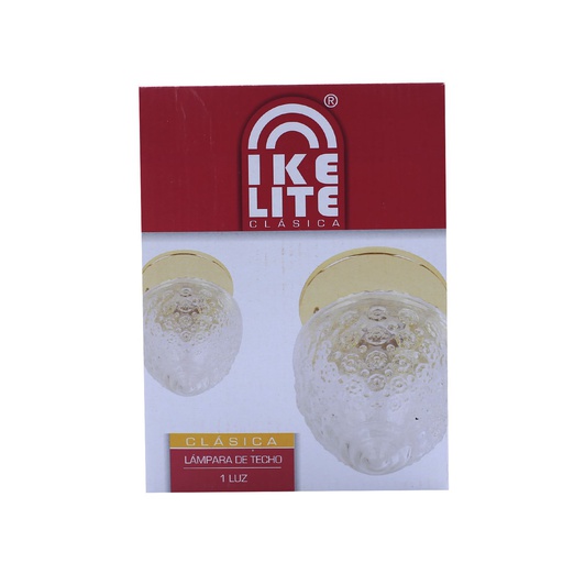 [48199] Lámpara techo 1l lumi 5040-0 bronce pulido