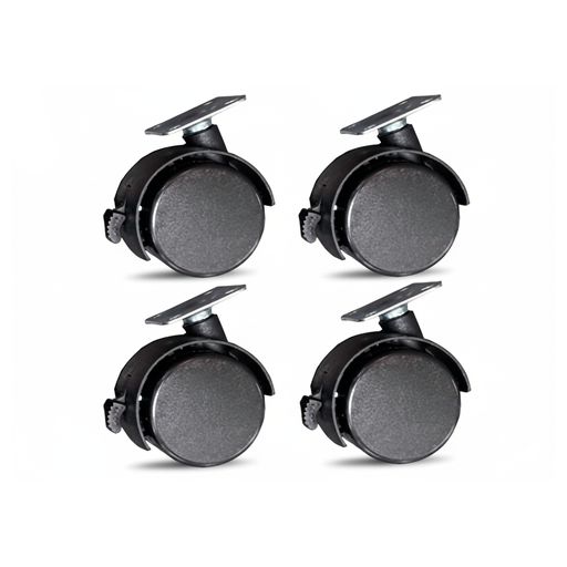 [48516] Rodos para mueble nylon 4pc con pin bk 2" 30kg