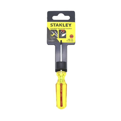 [51649] Desarmador plano 1/8x2" stanley stht69102
