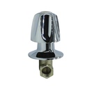 Valvula baño 1/2" boxer ht1659z perilla grande cromo pulido