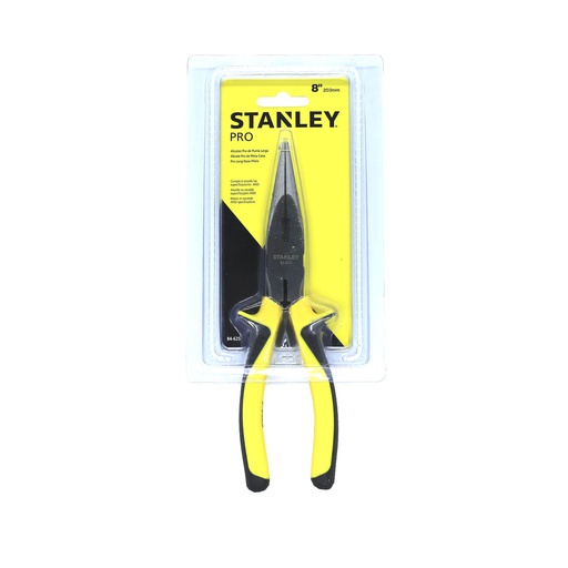 [51950] Tenaza punta 8" stanley 84-625 forro / negro / amarillo