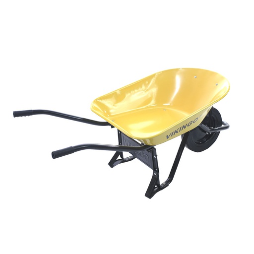 [63162] Carreta construcción 6cf llanta sólida reforzada vikingo amarilla armada