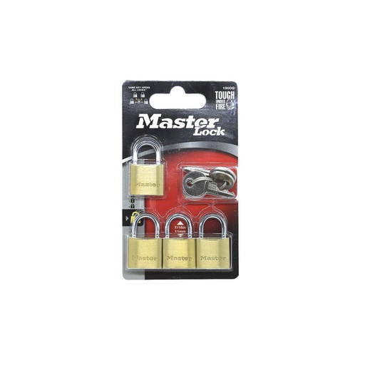 [63242] Candado master lock 20mm 4pc laton 1900q