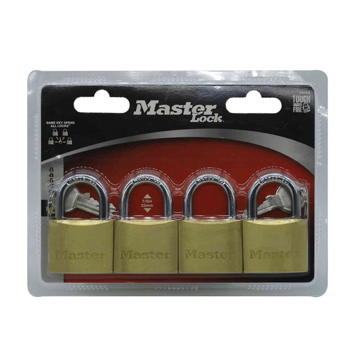 [63248] Candado master lock 40mm 4pc 140q laton