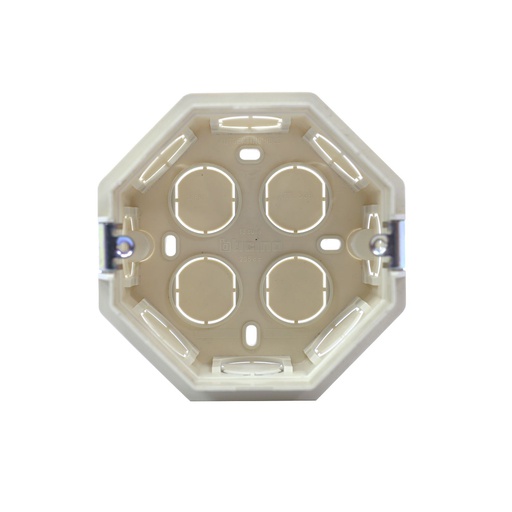 [75972] Caja electrica plastica octagonal c/incert btici 538