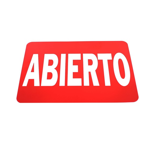 [77386] Rotulo plastico "abierto/cerrado" 20664