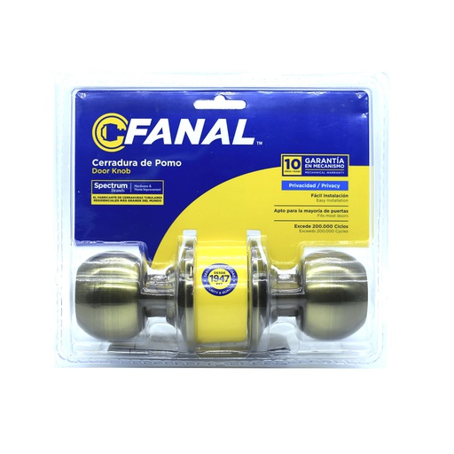 [80649] Llavin pelota fanal sin llave 90430-004 laton