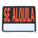 Rotulo plastico "se alquila" 37x47cm 21402