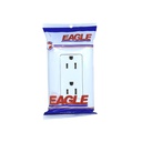 Tomacorriente doble superficie 15a 125v 77-w